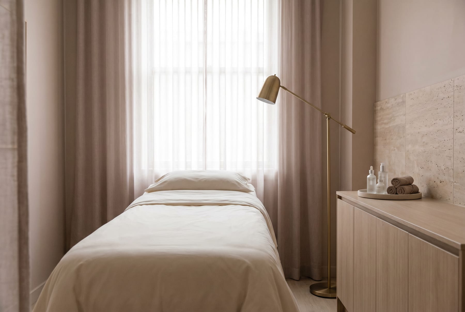 Treatment room at Glossy Aesthetics - Leicester